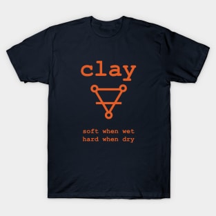 Alchemist symbol for Clay T shirt with definition T-Shirt